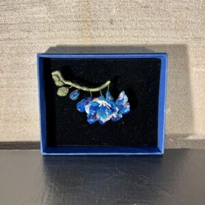 Broche Blue orchid