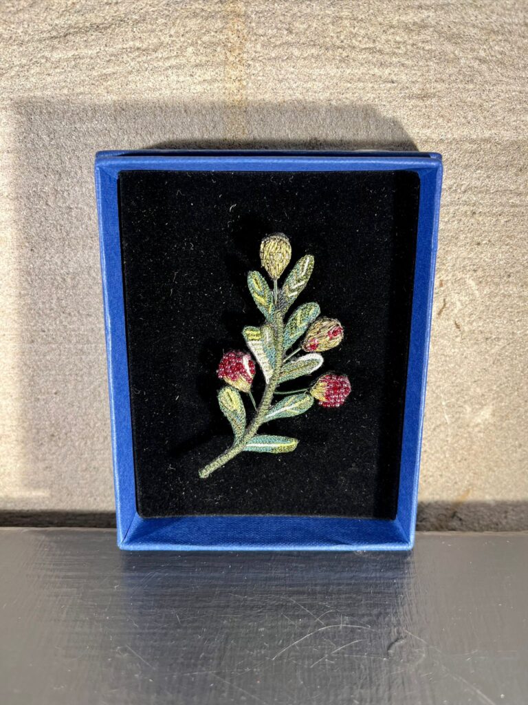 Broche Olive branch