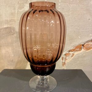 Hoge coupe aubergine