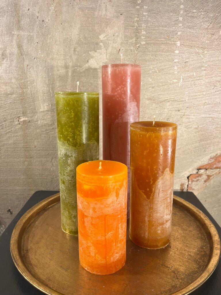 Lotus krulkaars Terra olive mix