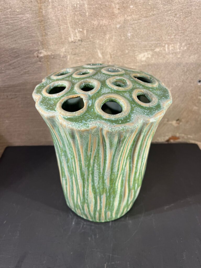 Lotus vaas zee groen