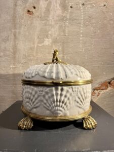 Porselein Brass box