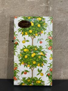 Servetten citrus topiaries white