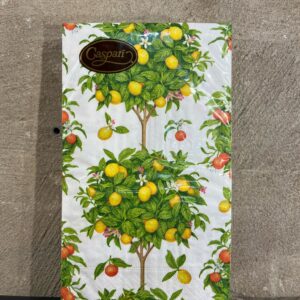 Servetten citrus topiaries white