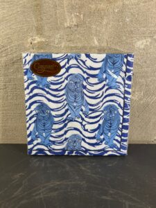 Servetten tiger stripe blue