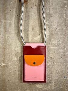 Telefoontasje cherry pink en orange