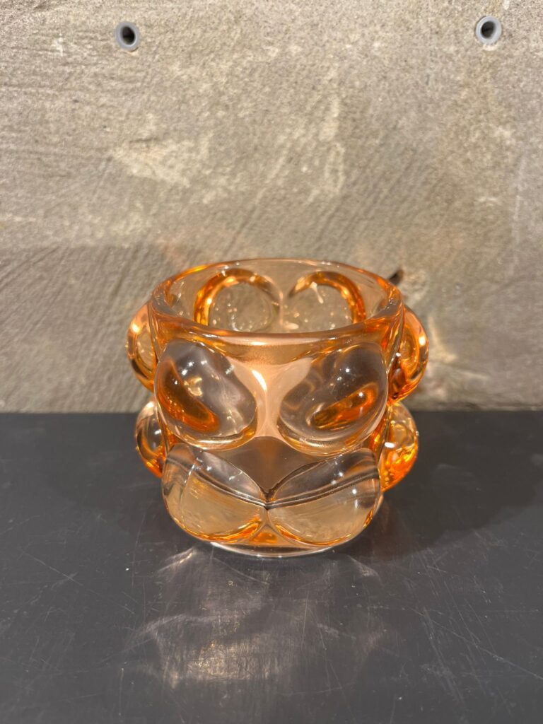 Waxine houder oranje