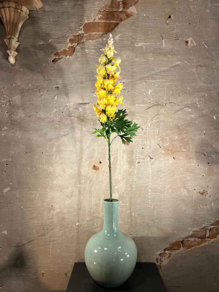 Zijden Antirrhinum geel