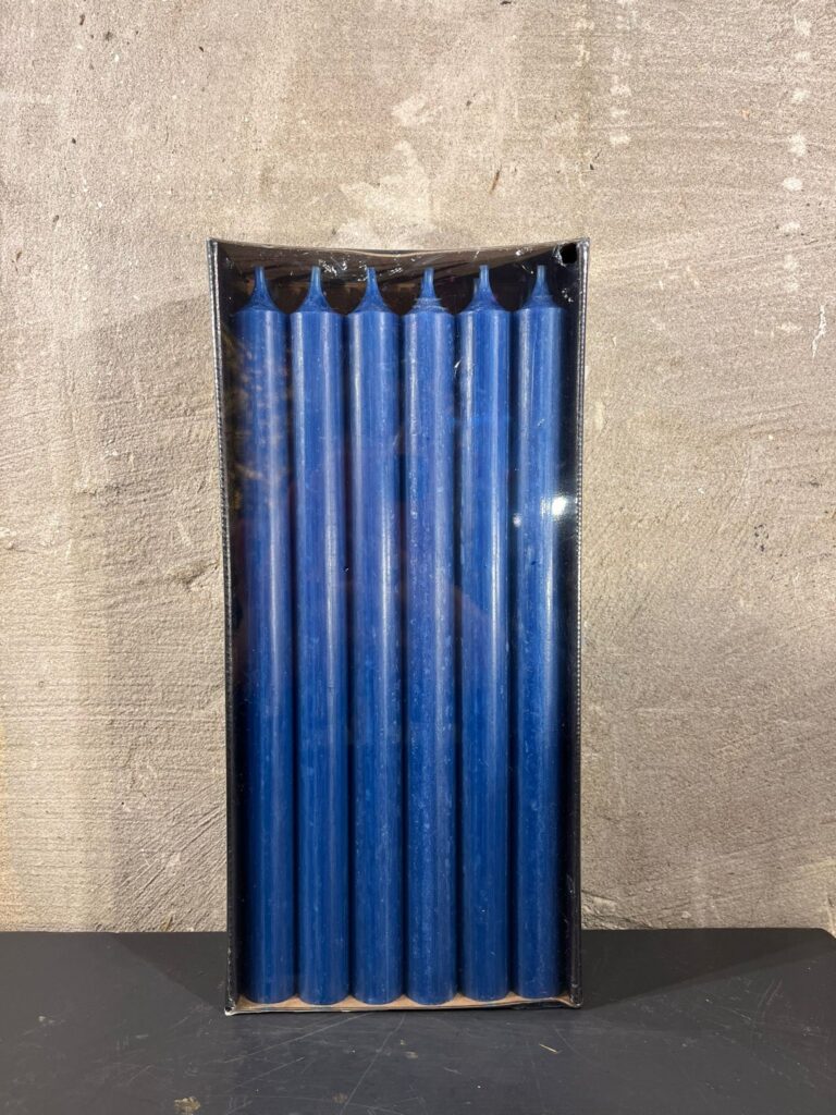 Diner kaarsen Dark blue