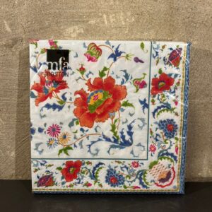 Servetten Chinese ceramic white