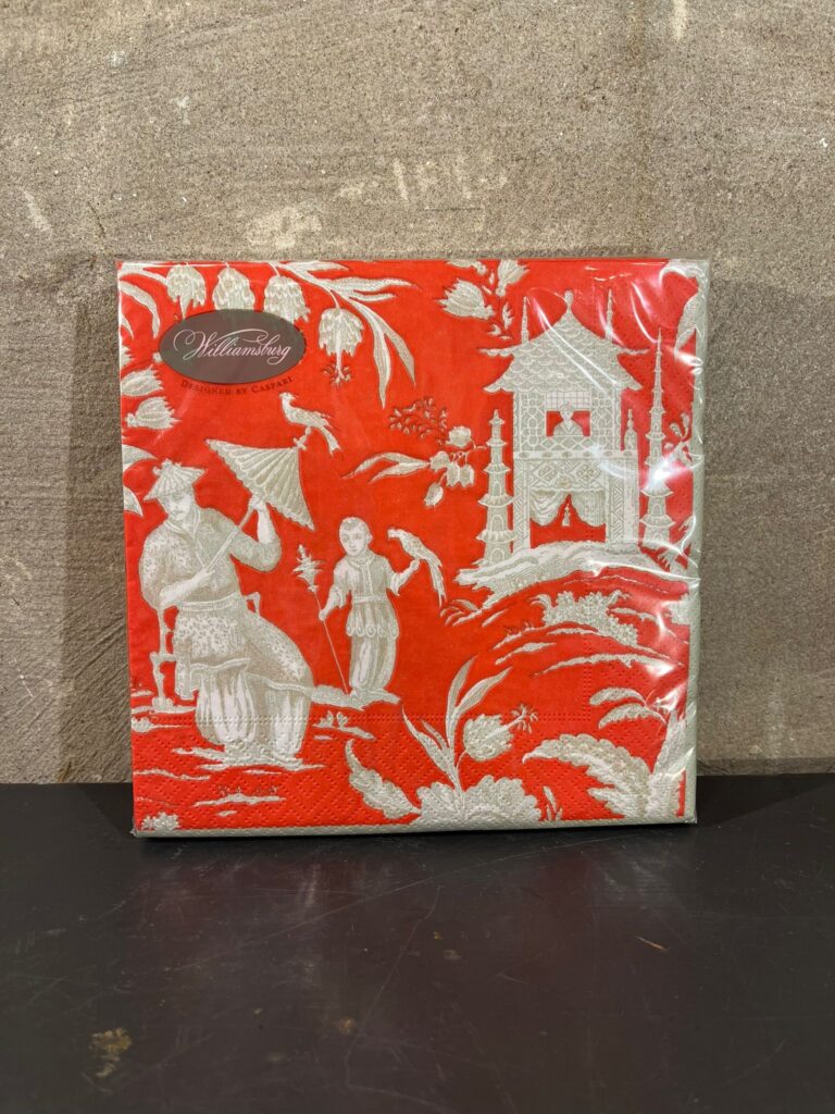 Servetten Silk road toile mandarin