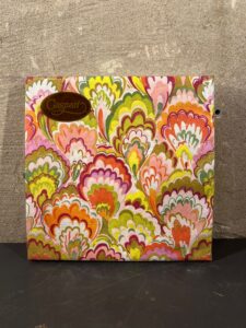 Servetten marbled ceramica raspberry