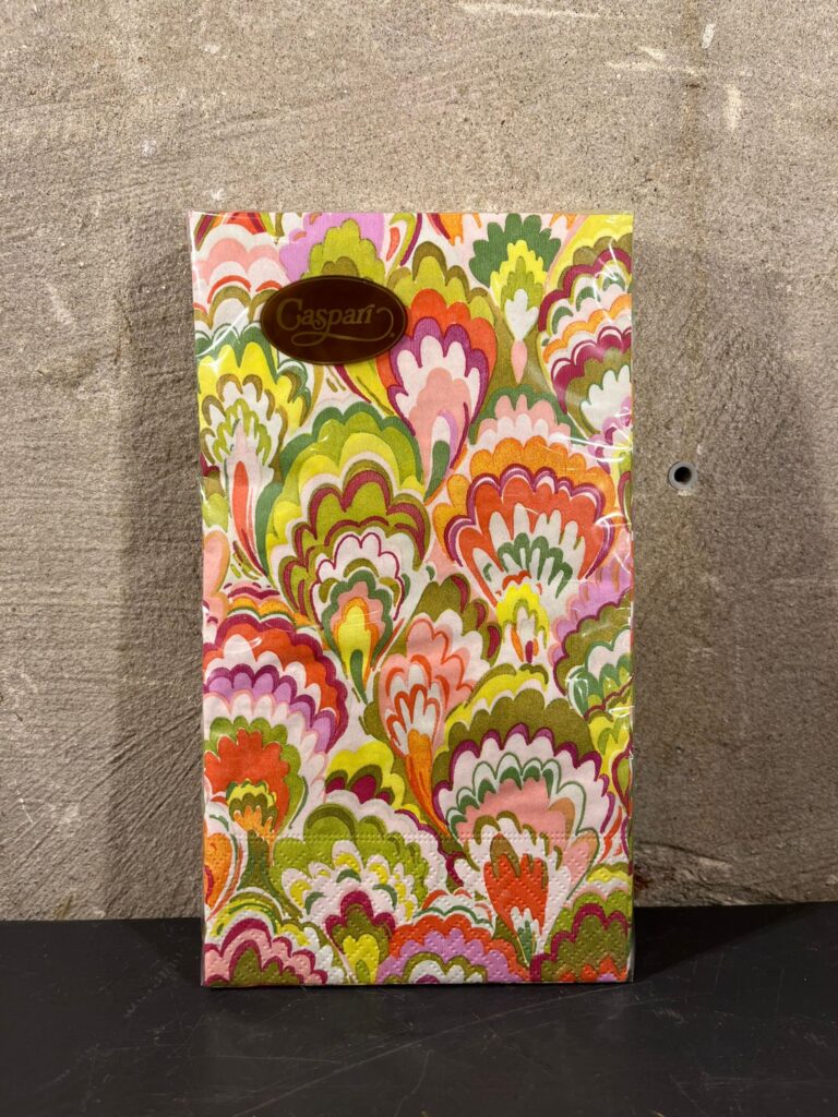 Servetten marbled ceramica raspberry