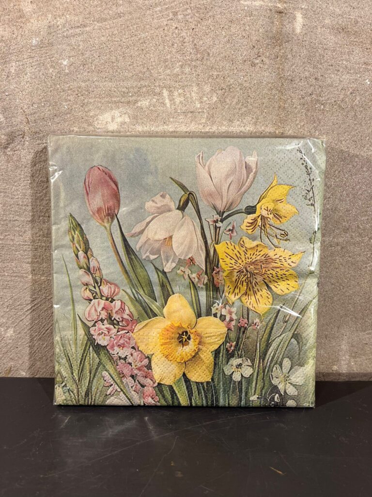 Servetten voorjaars bloemen
