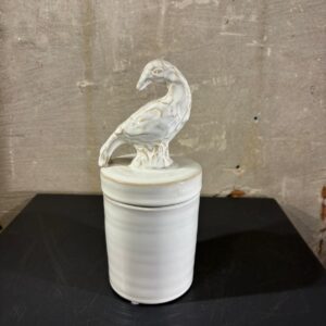 Voorraad pot klein met vogel