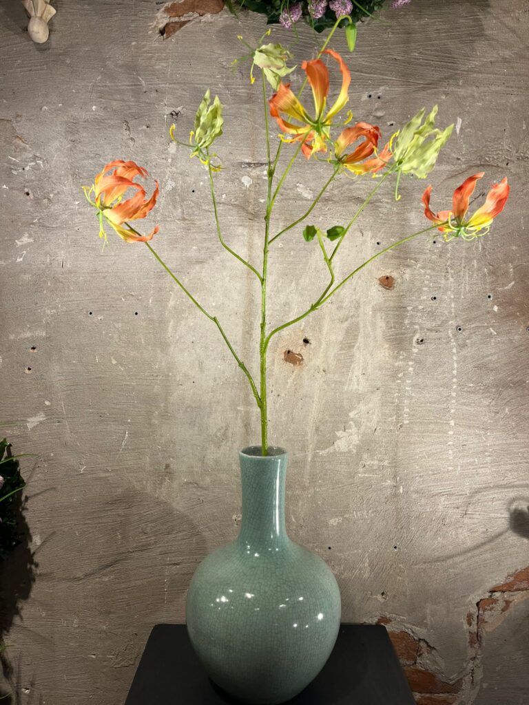 Zijden gloriosa oranje