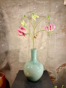 Zijden gloriosa roze