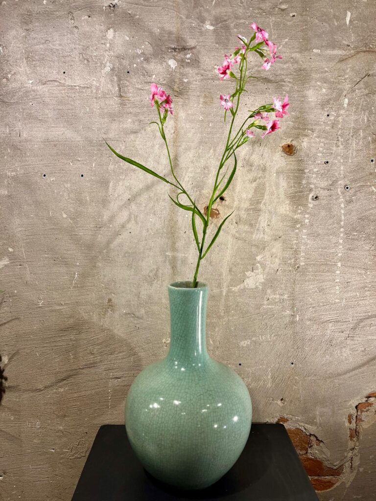 Zijden nicotiana tak roze