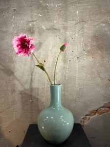 Zijden papaver roze