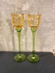 set waxine tulpen set van 2 kleur zalm roze
